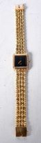 Concord Solid 14K Gold Swiss Quartz Ladies Watch set with Diamonds.  Stamped 750 / 18K, Dial 2 cm