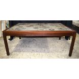 A Danish Sallingboe Rosewood coffee table 51 x 128 x 81 cm.