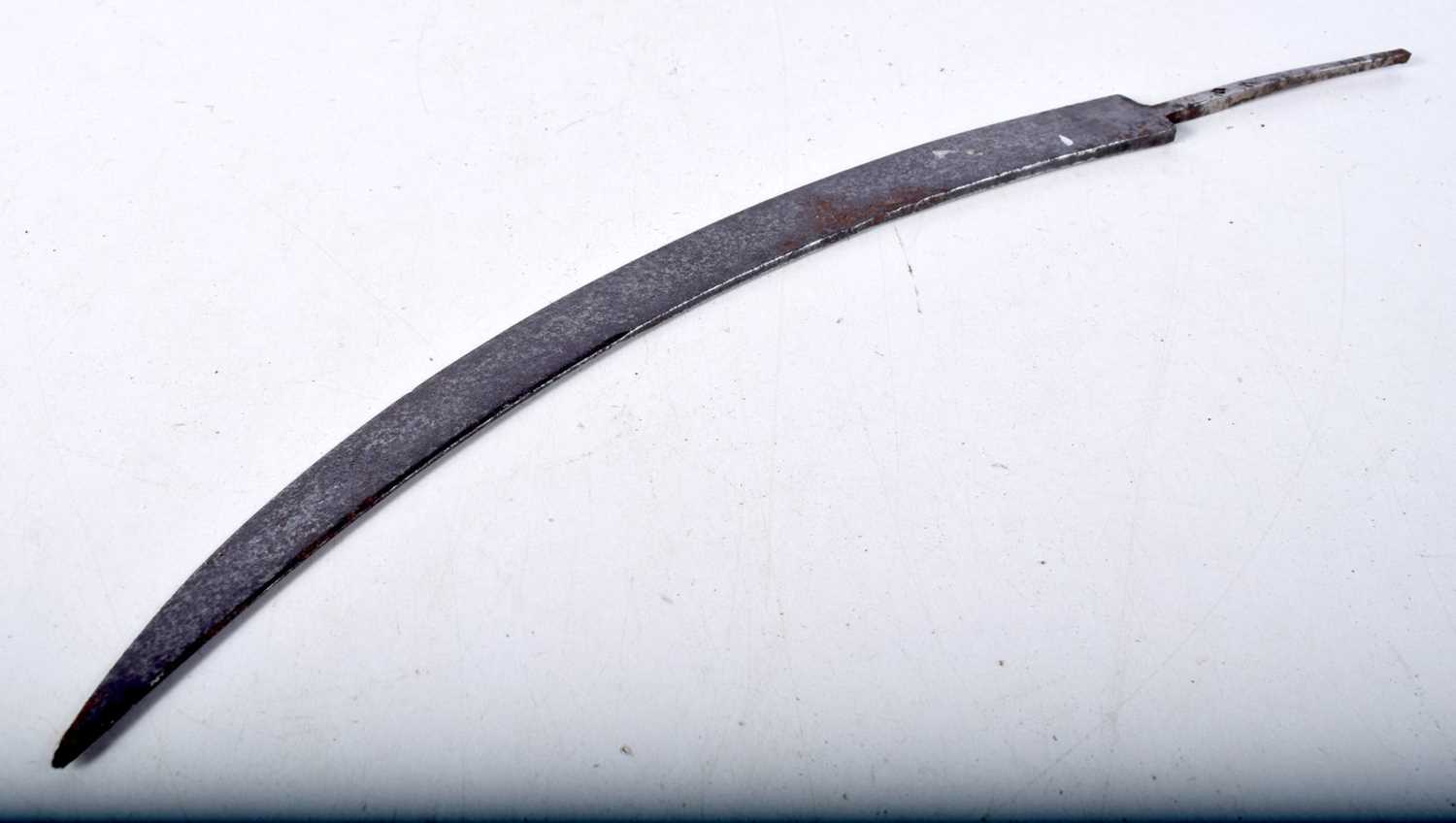 A Wooden handled Qajar Dagger together with a Qajar Dagger blade 39 cm (2) - Image 3 of 8