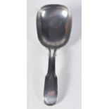 An Edwardian Silver Caddy Spoon by George Knight. Hallmarked London 1903. 10.1cm x 3.5 cm, weight