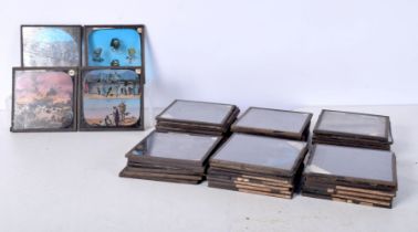 A good collection of magic lantern slides depicting locations and scenes from the Sudan war ( 47)