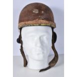 An antique Cromwell Flying helmet 14 x 25 cm.