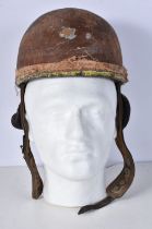 An antique Cromwell Flying helmet 14 x 25 cm.