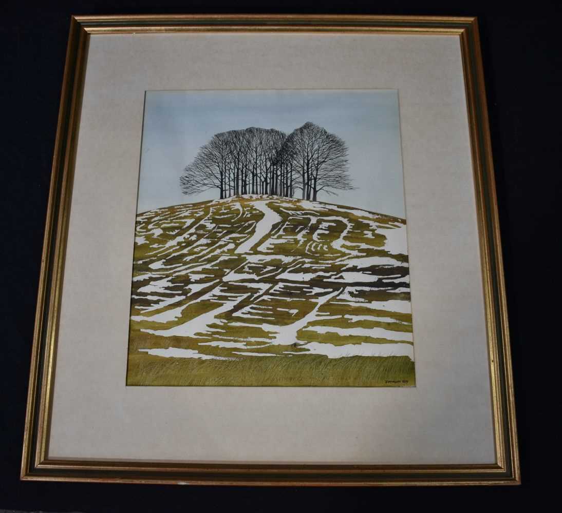 John McNulty Irish /American Framed watercolour of a Rural scene 43 x 38 cm - Image 2 of 12