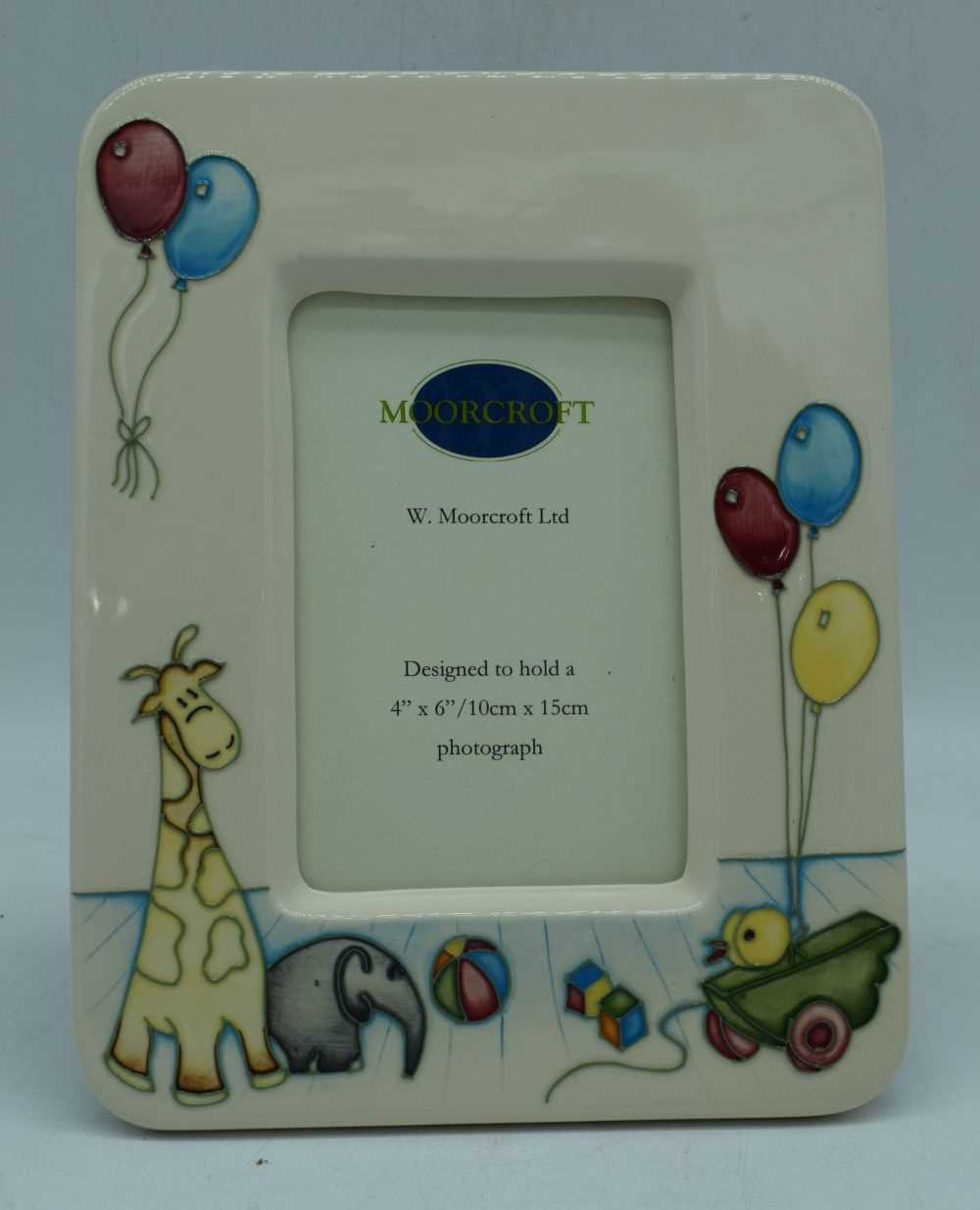 A 1980s Moorcroft ceramic Picture frame , part of 'The Nursery' range created by Nicola Slaney 26 - Image 3 of 10