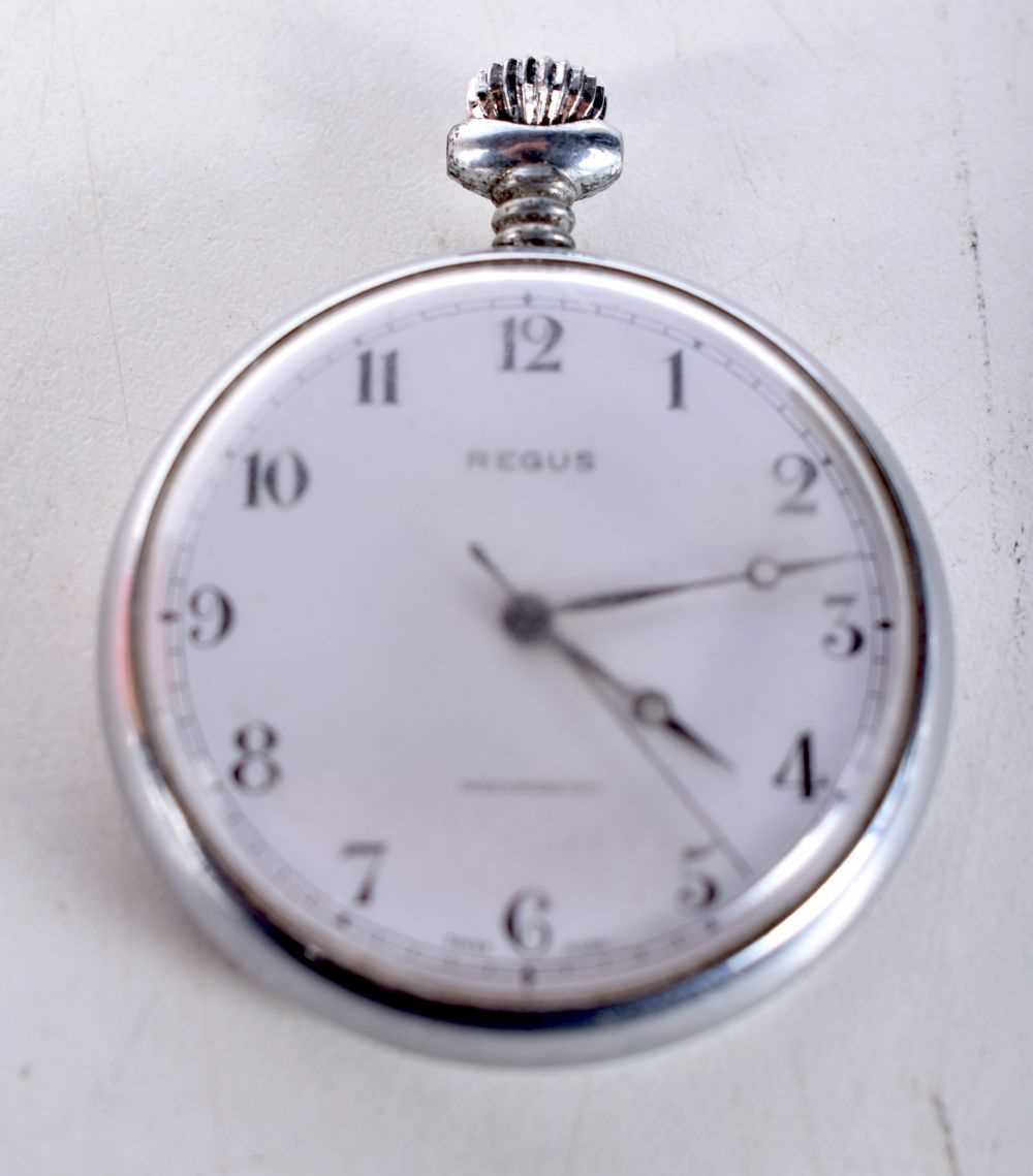 Three Pocket Watches (Smiths - working) (Regus and Westclox - not working). Largest Dial 5.1cm (3) - Image 6 of 7