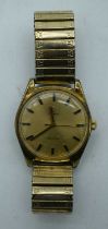 AN OMEGA WRISTWATCH. 3.5 cm wide inc crown.