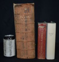 A Lloyds Register of shipping 1915-1916 together with 2 Whitakers Almanack 1893 and 1998