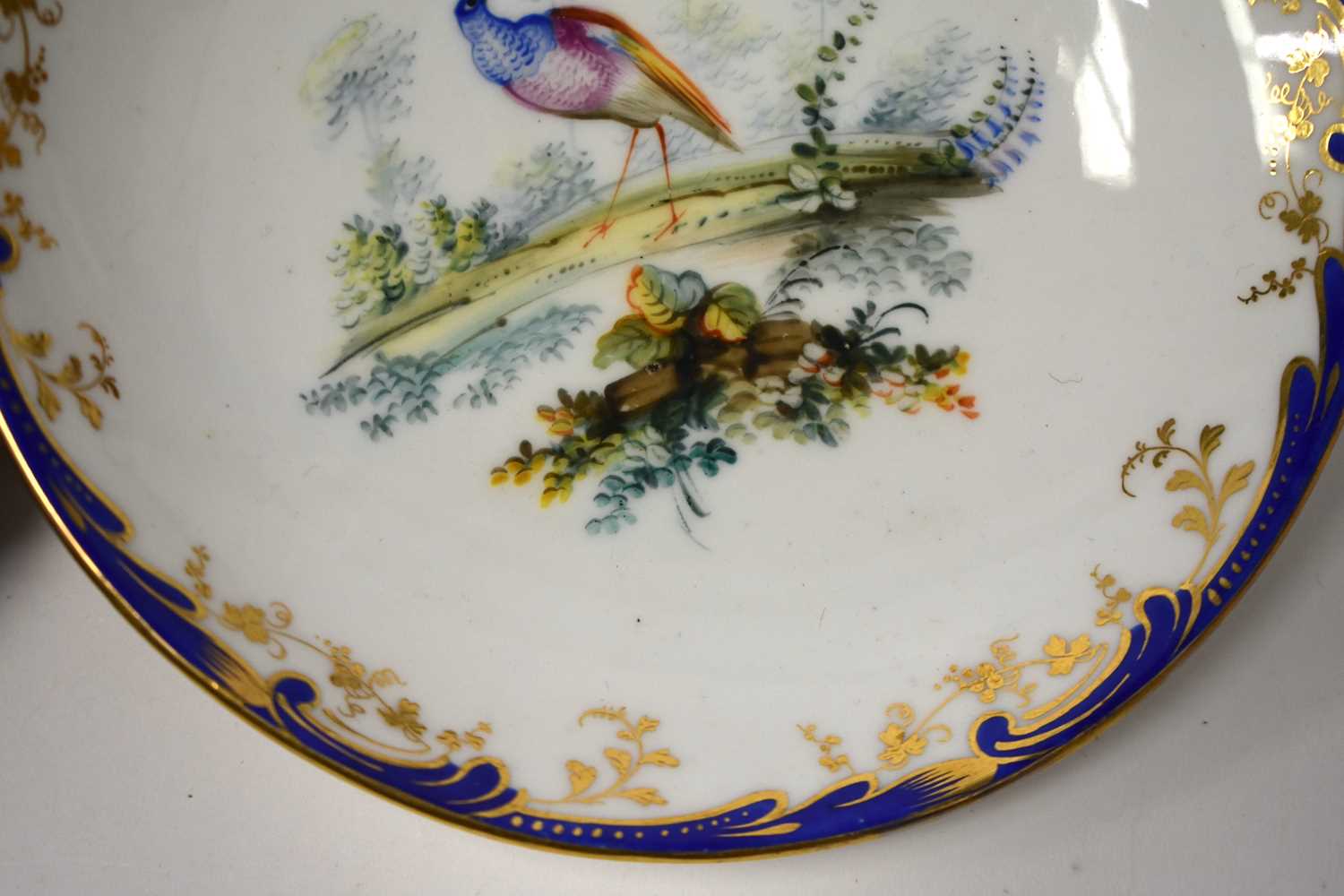THREE 19TH CENTURY COALPORT SPARKS WORCESTER PORCELAIN CUPS AND SAUCERS painted with landscapes - Image 15 of 39