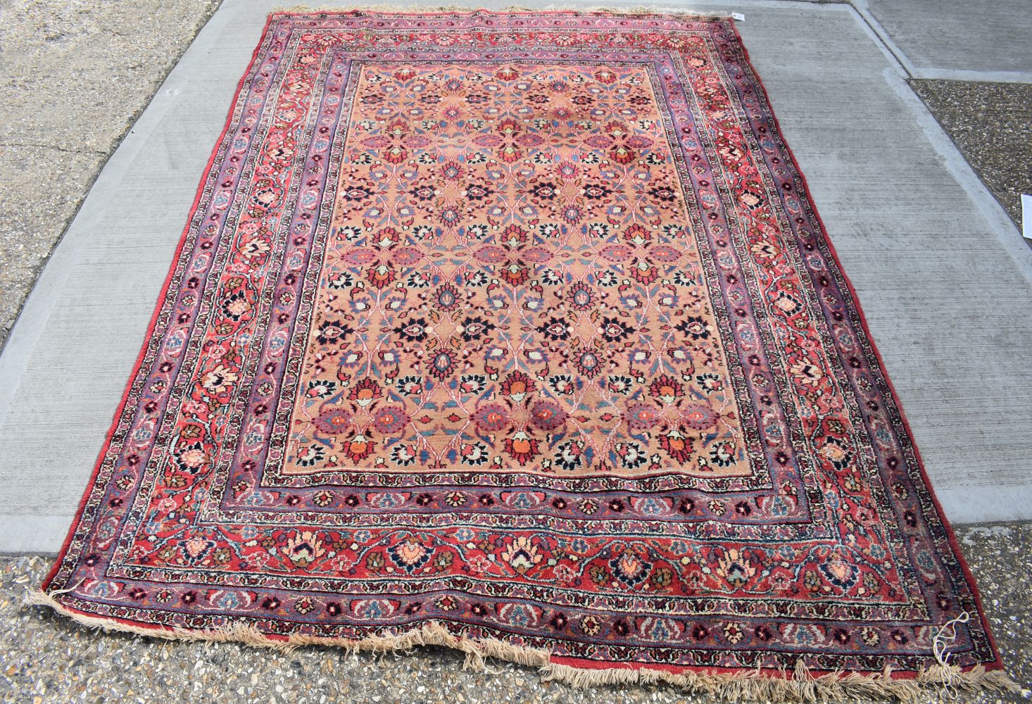 A Persian Khorasan rug 328 x 228 cm