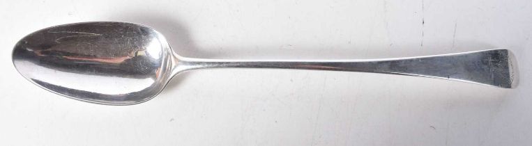 A Georgian Silver Basting Spoon Hallmarked London 1781. 29cm x 4.8 cm, weight 104g