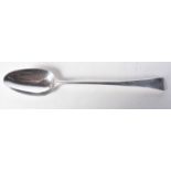 A Georgian Silver Basting Spoon Hallmarked London 1781. 29cm x 4.8 cm, weight 104g