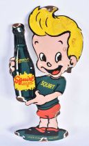 A SQUIRT ADVERTISING SIGN. 30cm x 14 cm.