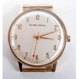 A Vintage 1970s Smiths Astral Watch.  Manual Wind, Working.  Dial 3.5 cm incl crown. No Strap