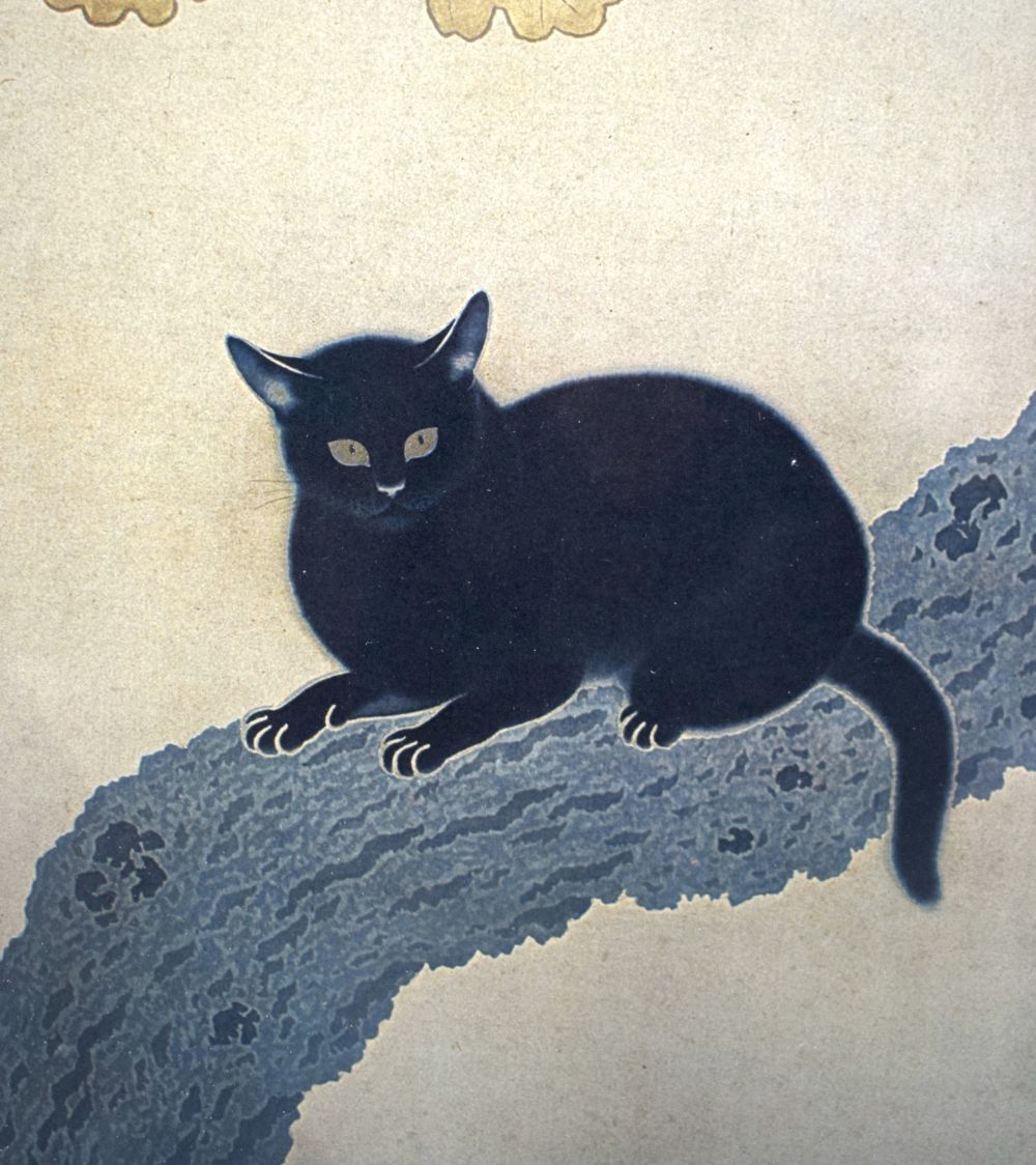 A vintage Japanese print of the original by Hishida Shunso (1874-1911) 55 x 25cm. - Bild 6 aus 8
