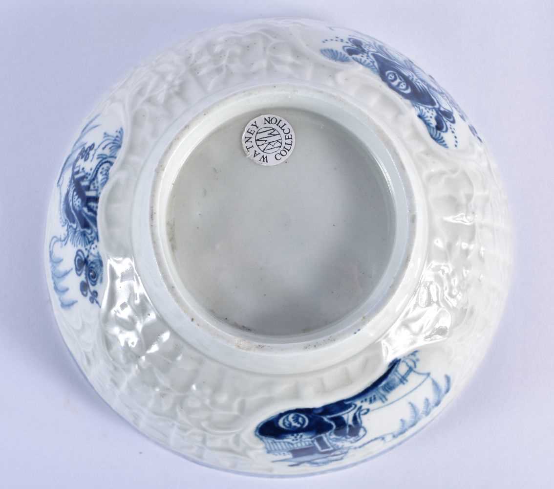 Liverpool, Philip Christian and Co., moulded bowl with rococo panels edged with scrollwork and - Image 3 of 3