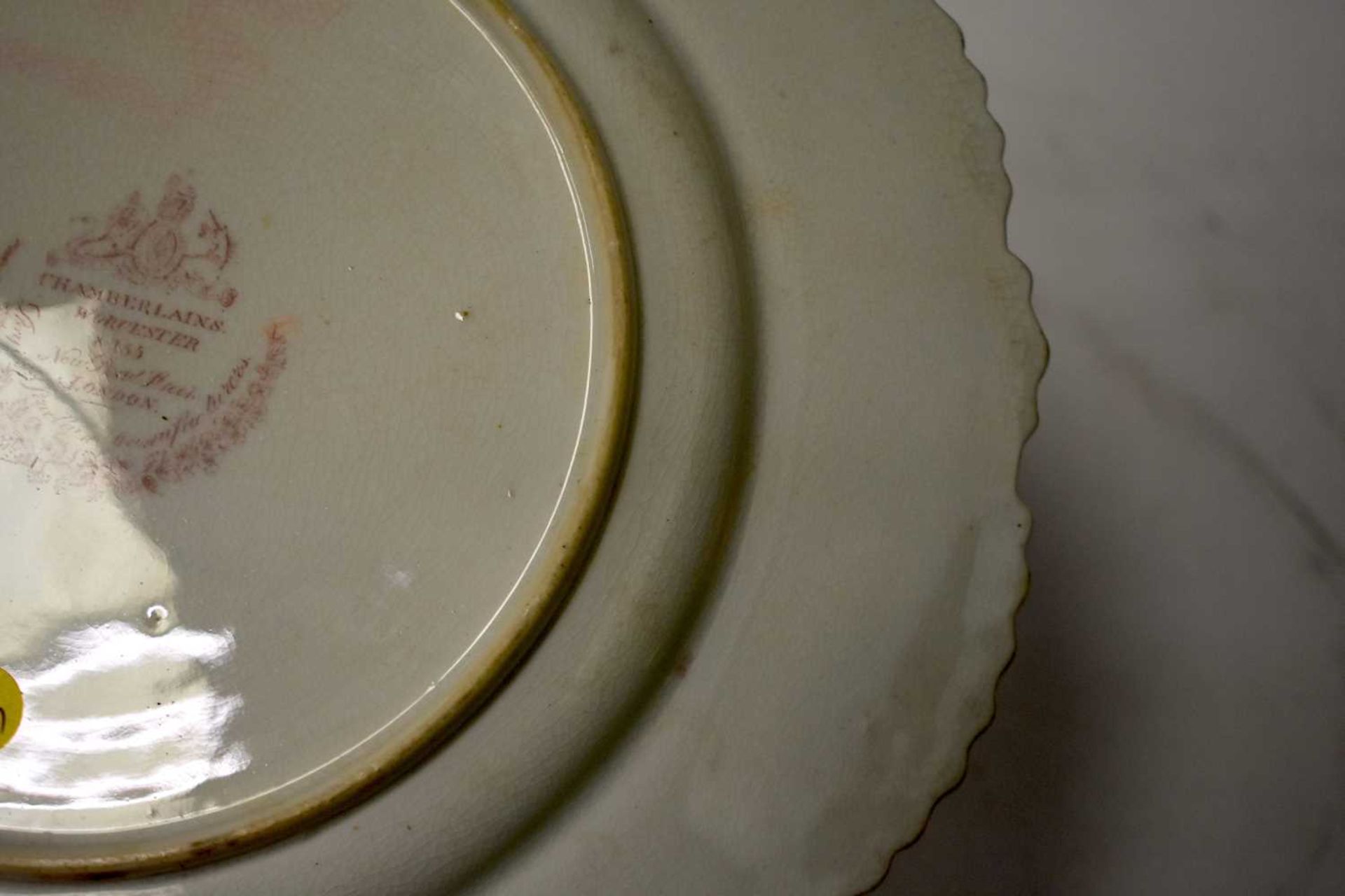 THREE EARLY 19TH CENTURY CHAMBERLAINS WORCESTER PORCELAIN PLATES together with two other - Image 41 of 51
