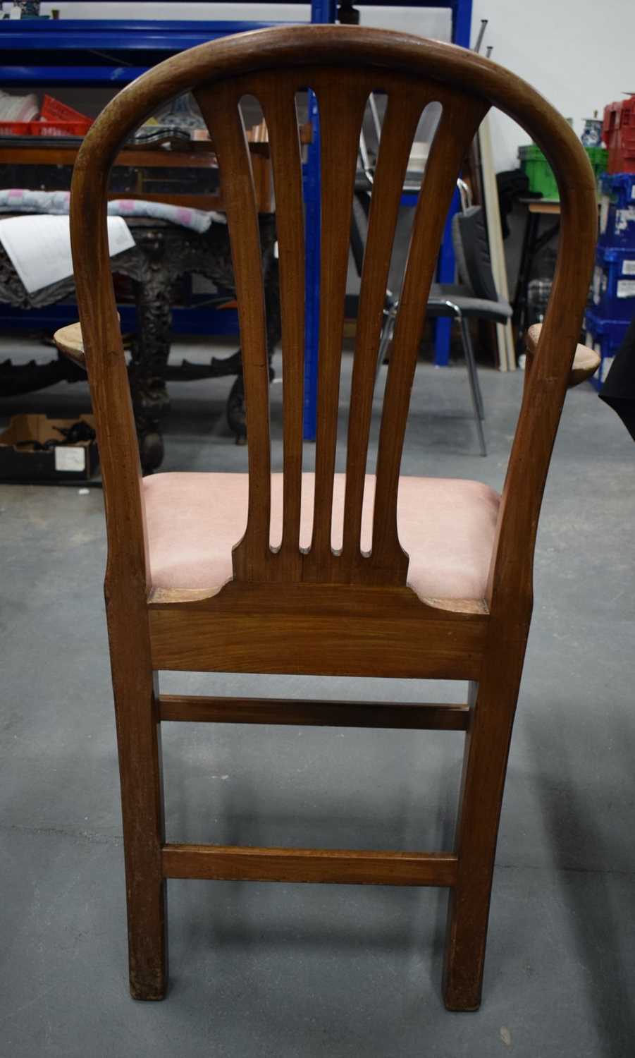 A GOOD HARLEQUIN SET OF SEVENTEEN MAHOGANY GEORGE III STYLE DINING CHAIRS. (17) - Image 9 of 18