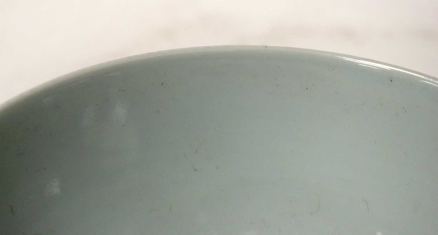 A CHINESE QING DYNASTY SANG DU BOUEF PORCELAIN BOWL Qianlong mark and possibly late in the period. - Image 9 of 13