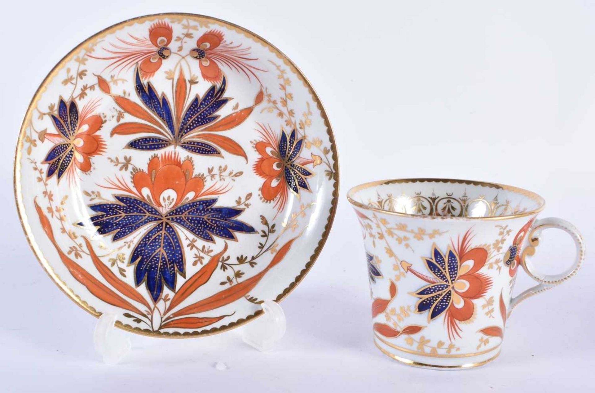 ASSORTED EARLY 19TH CENTURY CHAMBERLAINS WORCESTER IMARI WARES. Largest 13 cm wide. (5) - Image 5 of 11