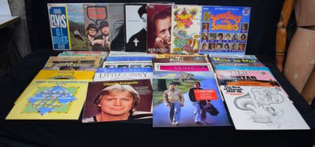 A collection of LP records 1960's Elvis, Dubliners, The Wolfe Tones, Pat Boone, Dean Martin etc (