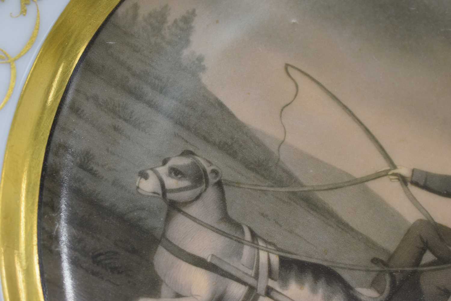 A FINE EARLY 19TH CENTURY FRENCH PARIS DIHL & GUERHARD PORCELAIN PLATE painted with figures on a - Image 15 of 22