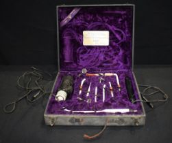 An early 20th Century cased Cameron's Dental Diagnostoset 8 x 32 x 37 cm.