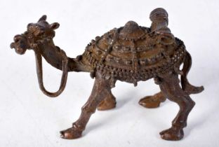 A Japanese Bronze Model of a Camel. 7.9cm x 5.5 cm x 2.8 cm, weight 131G