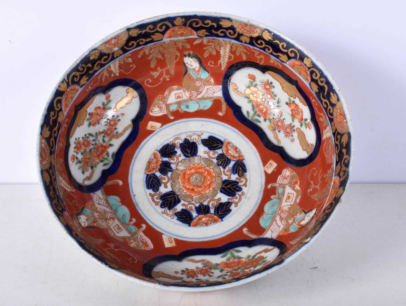 A 19th Century Japanese Imari bowl 9 x 21 cm. - Image 3 of 6