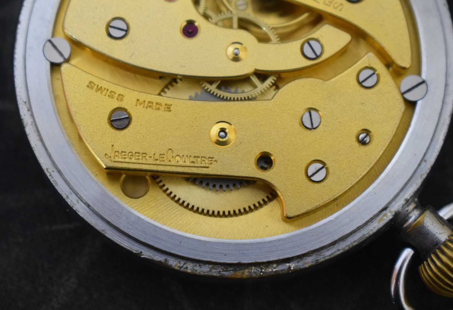 Jaeger LeCoultre Military 6E/50 Pocket Watch.Dial 5.1cm, working - Image 6 of 6