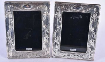 A Pair of Silver Photo Frames. Hallmarked London 2023. 19 cm x 14cm (2)