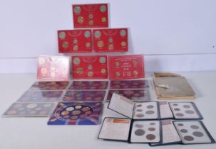 Coin Sets incl: 3 x ER 1965 Sets 4 x Coinage of Great Britain 6 x ER 1967 4 x Britain's First