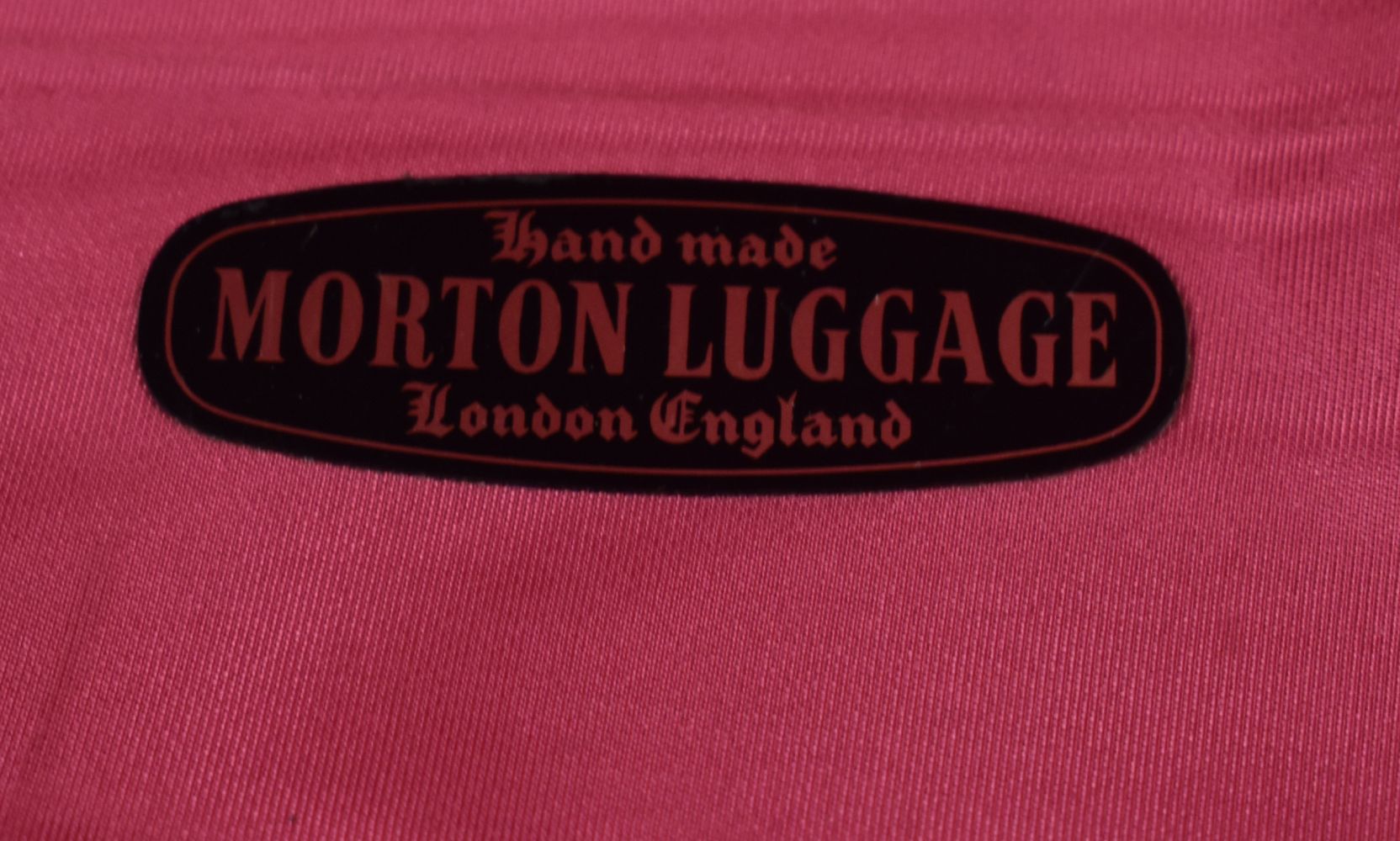 Three handmade vintage Morton of London suitcases cases together with another suitcase and a - Image 13 of 16