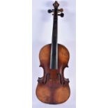 A VIOLIN. 57.5 cm long, length of back 35.5 cm.