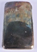 AN ANTIQUE SILVER CIGARETTE CASE. Birmingham 1910. 186 grams. 15.5 cm x 8.5 cm.