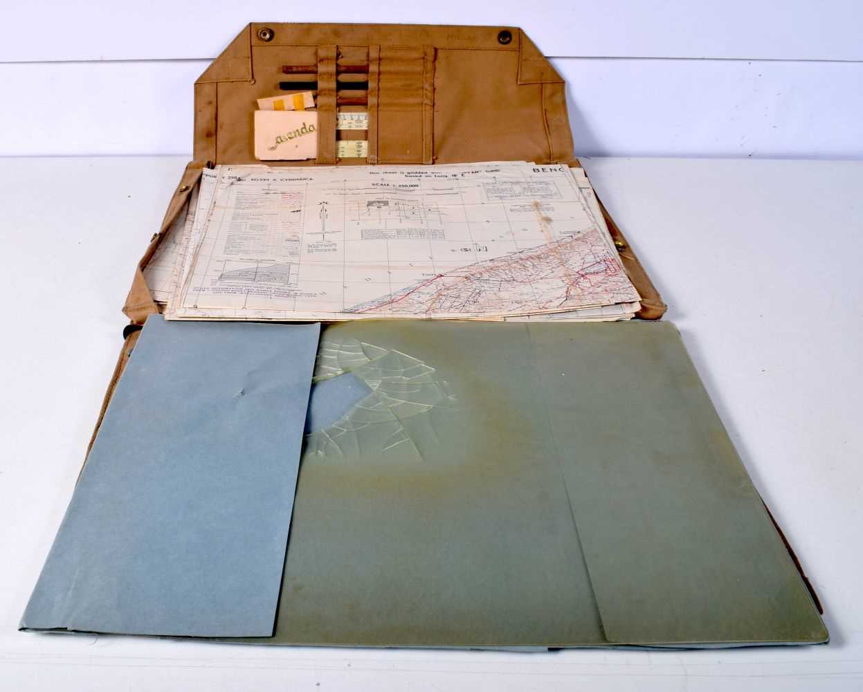 A rare collection of WW2 Maps of the Tobruk together with canvas map case - Image 2 of 30