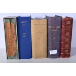 A Collection of Navy List books 1914-15 (5)