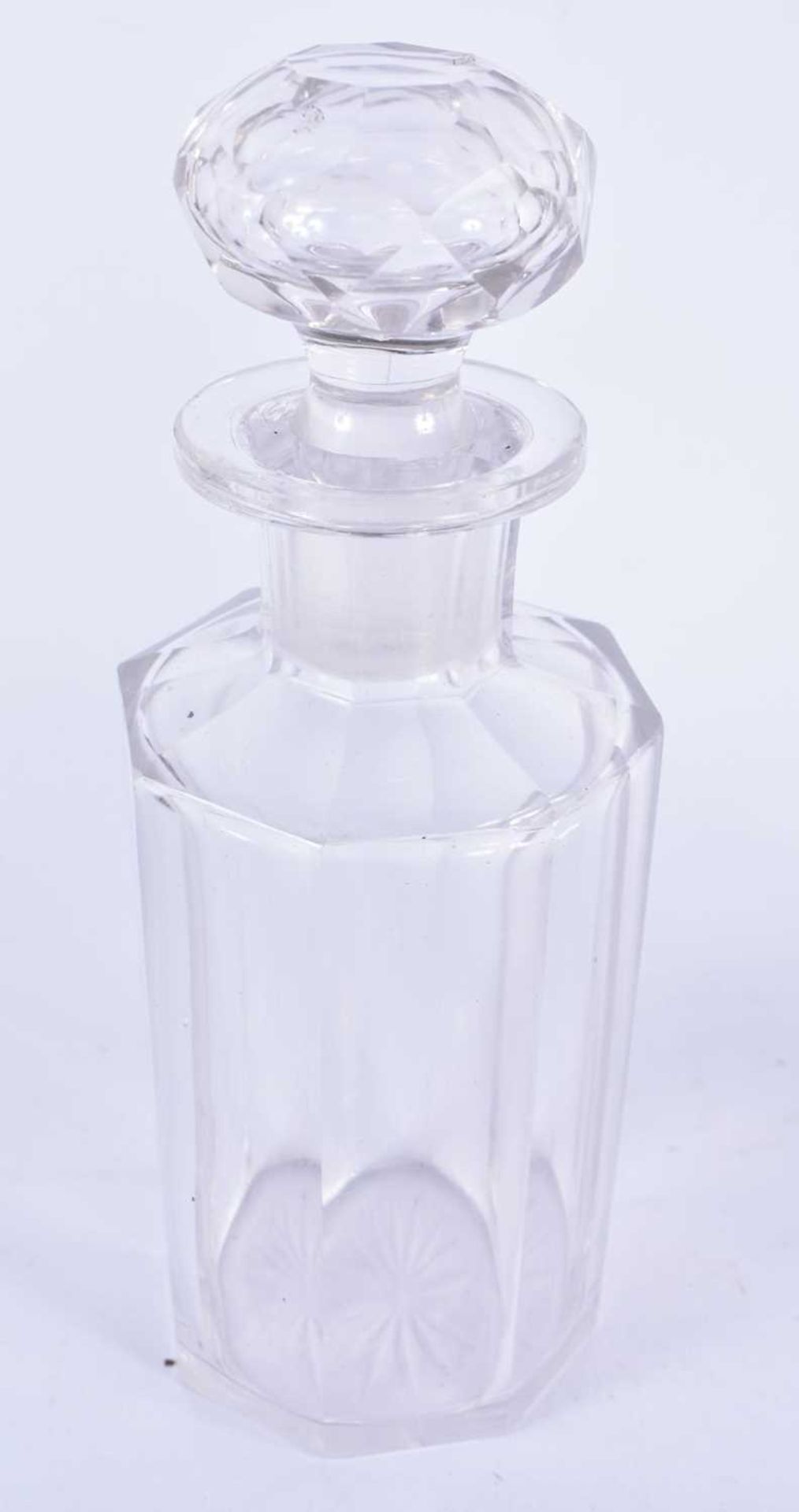 A Pair of Cut Glass Decanters. 18cm x 6.5cm, - Image 2 of 5