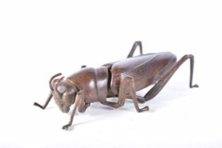 A Japanese bronze wasp 9 cm.