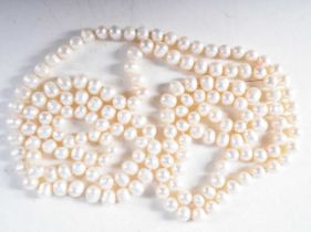 A Pearl Necklace. Bead Size 7mm, Length 132cm, weight 97g