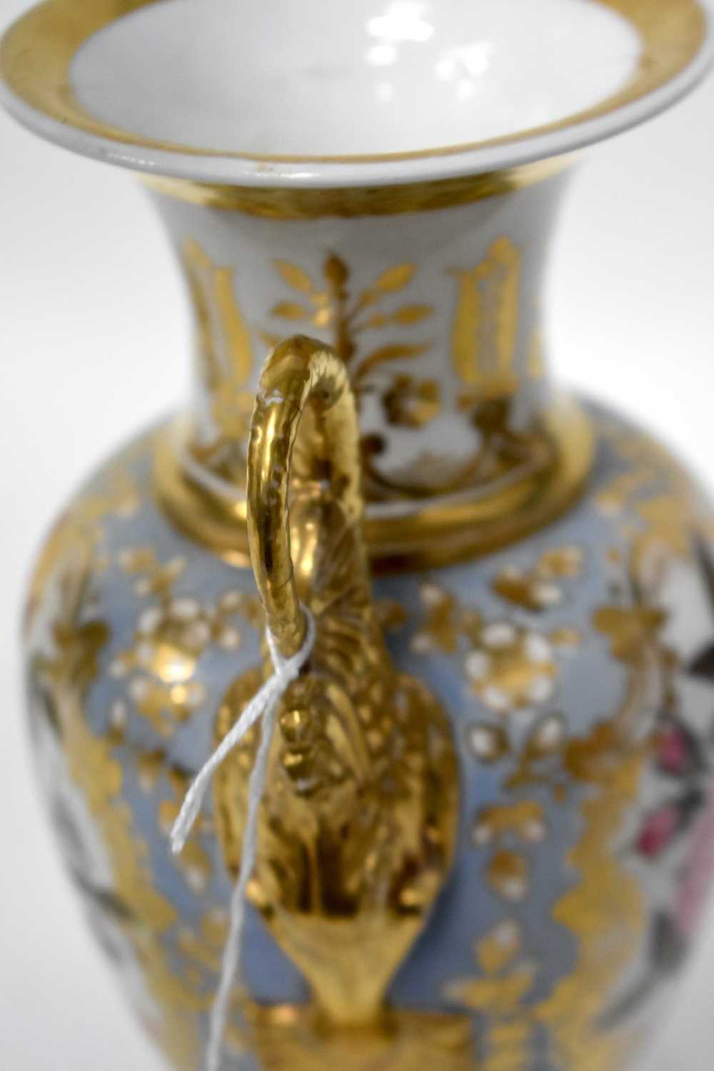 A FINE SET OF FOUR LATE 18TH/19TH CENTURY CHAMBERLAINS WORCESTER VASES beautifully painted with - Image 17 of 27