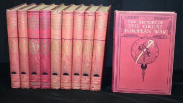 Books- "The History of the Great European War " in 10 volumes, by W Stanley Macbean Knight each 4