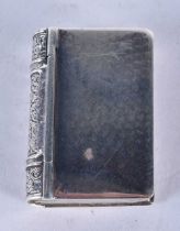 A Silver Pill Box in the form of a Book with Gilt lining. Hallmarked London 1988, 3.5 cm x 2.5 cm