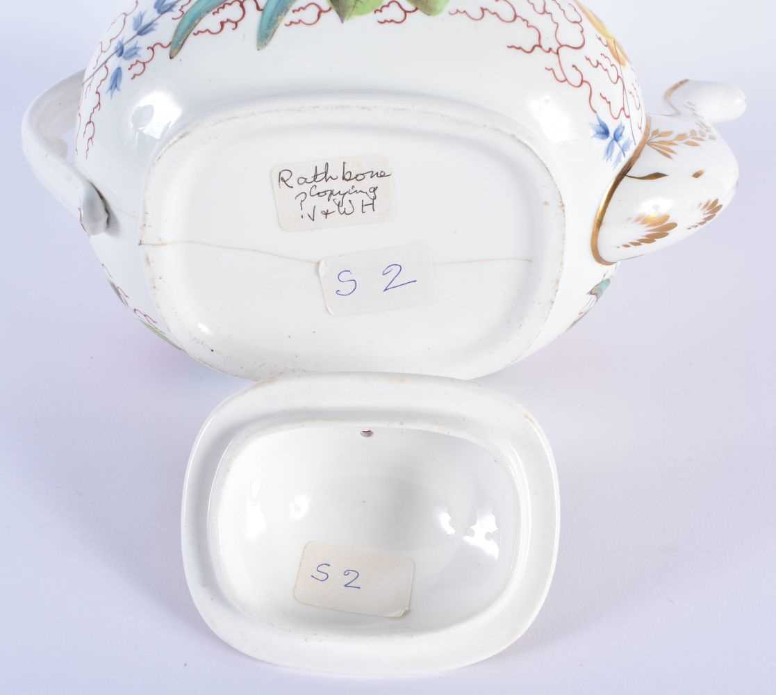 TWO EARLY 19TH CENTURY COALPORT RATHBONE TEAPOTS AND COVERS together with sugar bowls with stand and - Image 4 of 11