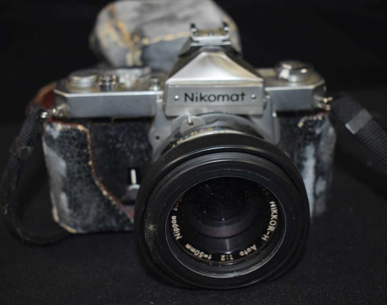 A collection of Cameras, Nikomat FT , Olympus IS 300, Cannon EOS 300 together with Accessories (5). - Image 4 of 8