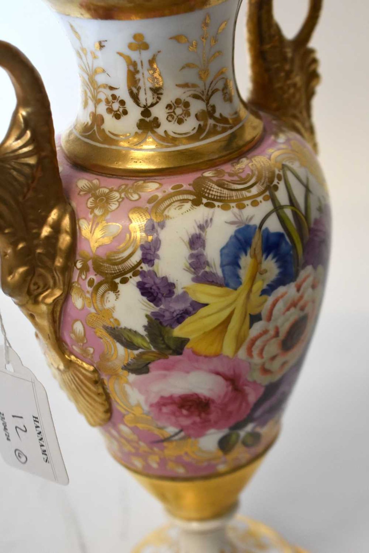 A FINE SET OF FOUR LATE 18TH/19TH CENTURY CHAMBERLAINS WORCESTER VASES beautifully painted with - Image 26 of 27