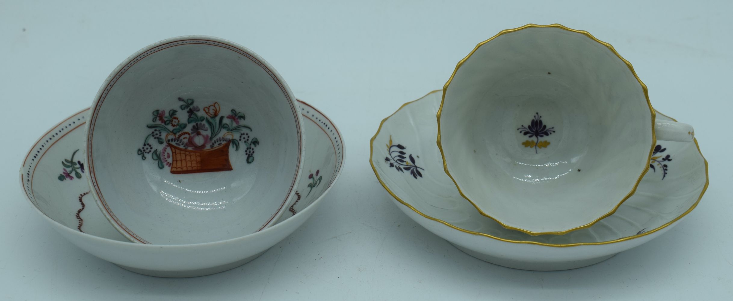 A collection of Ceramics , 18th Century Worcester teacup, New Hall tea bowl together with other - Image 14 of 14