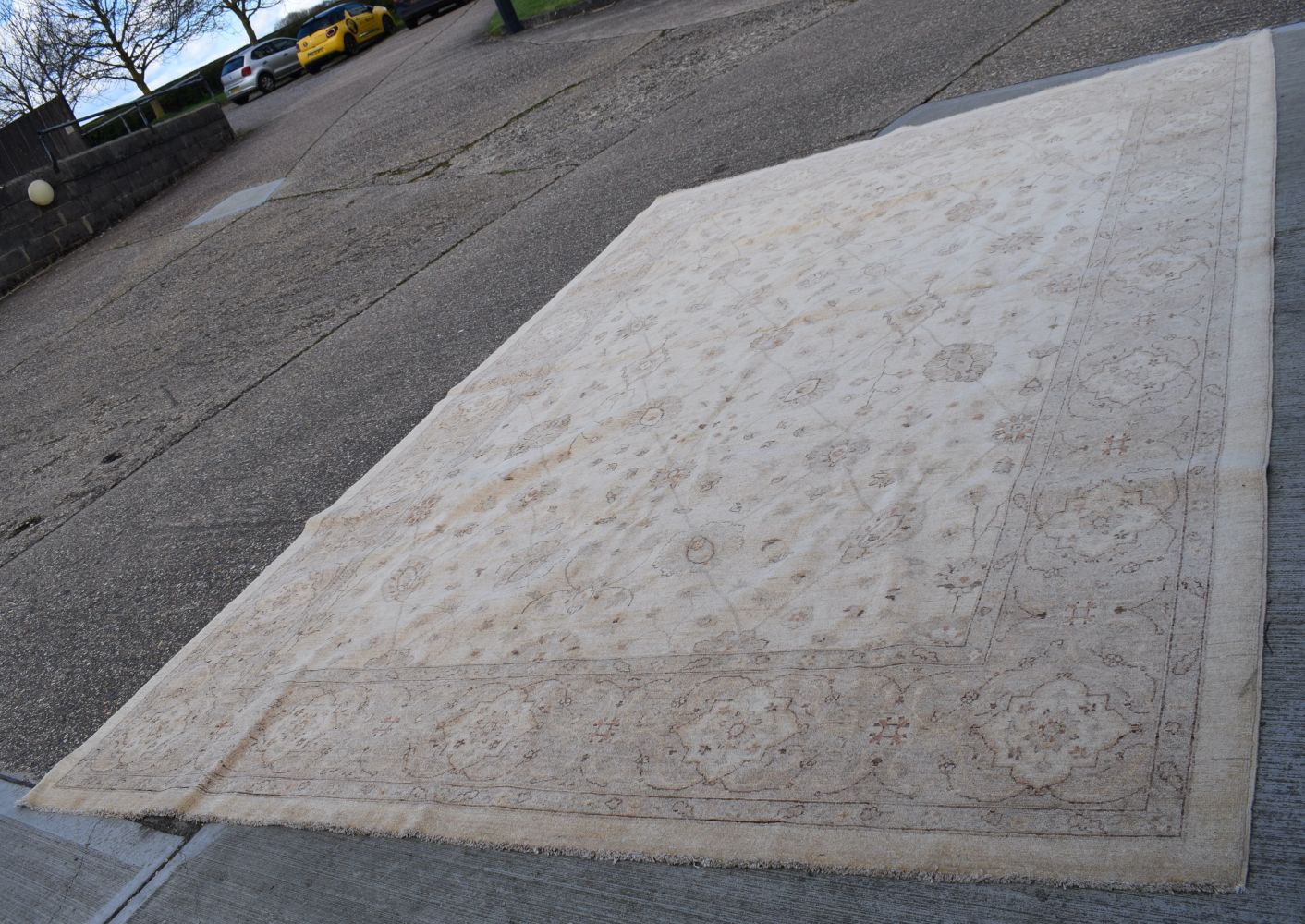 A huge Afghan Usak wool on cotton Grand carpet 439 x 308 cm