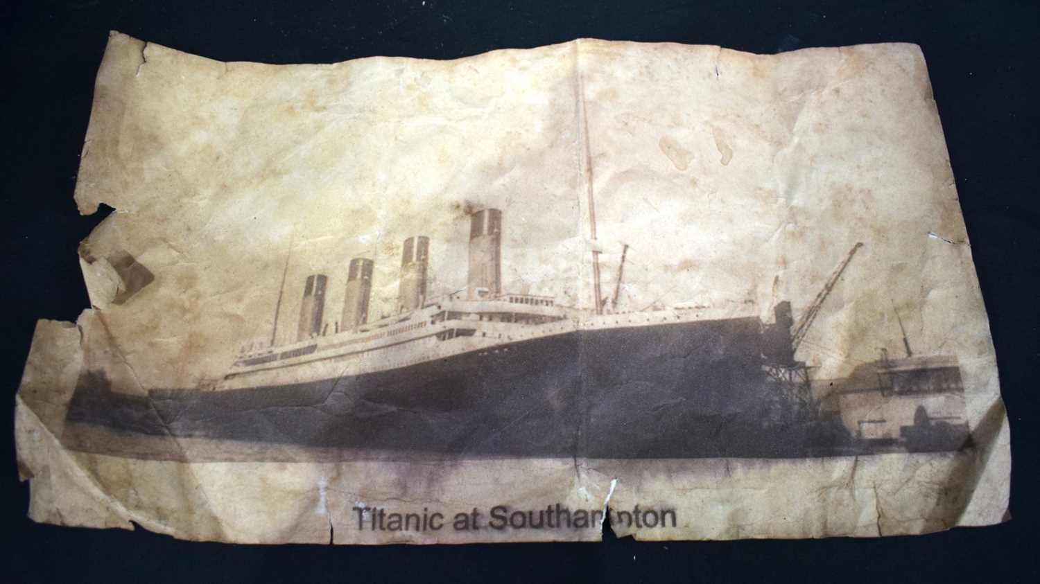 A collection of Titanic ephemera copy of The Daily Mirror, Poster, White Star line advertisement, - Image 8 of 14