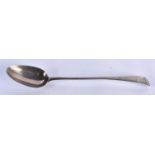 A Georgian Silver Serving Spoon by Peter & Ann Bateman. Hallmarked London 1793. 30cm x 5 cm,